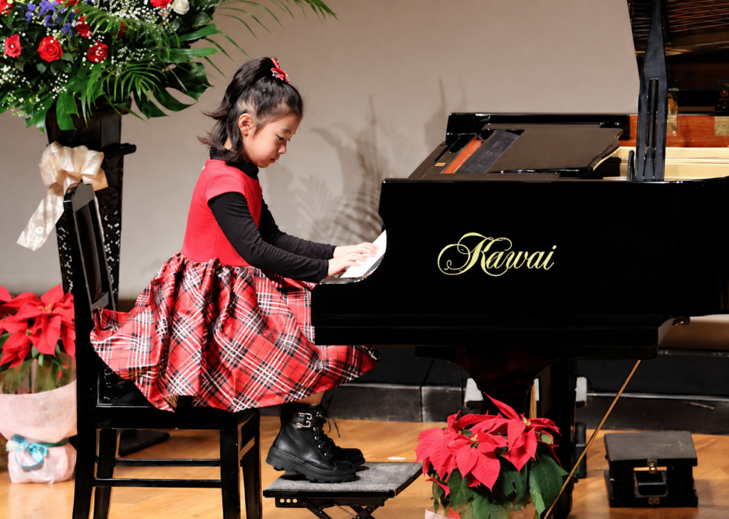 宇都宮市の音楽教室okanoで撮影されたピアノレッスン室の風景