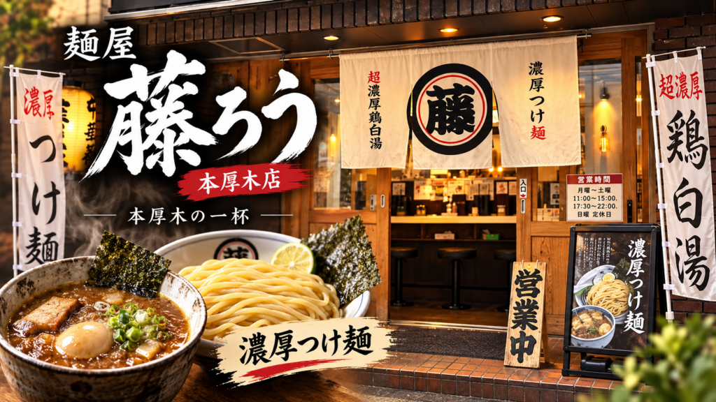 本厚木 つけ麺の外観のイメージ
